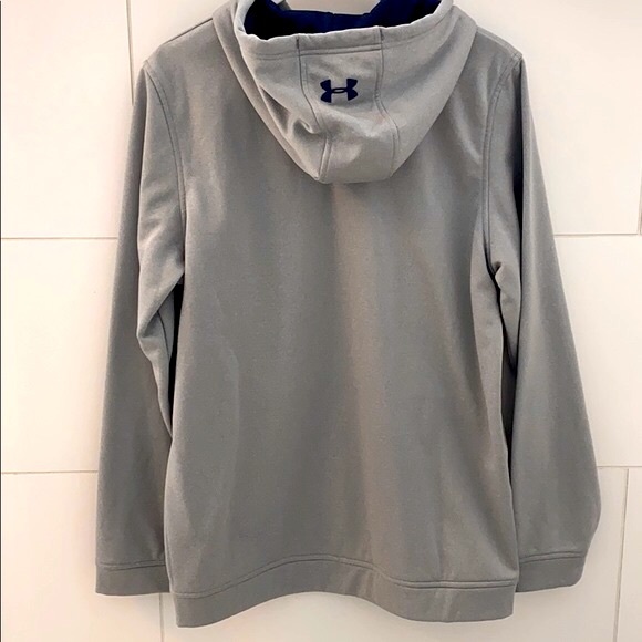 Under Armour Hooded Gray Sweatshirt - Picture 2 of 4